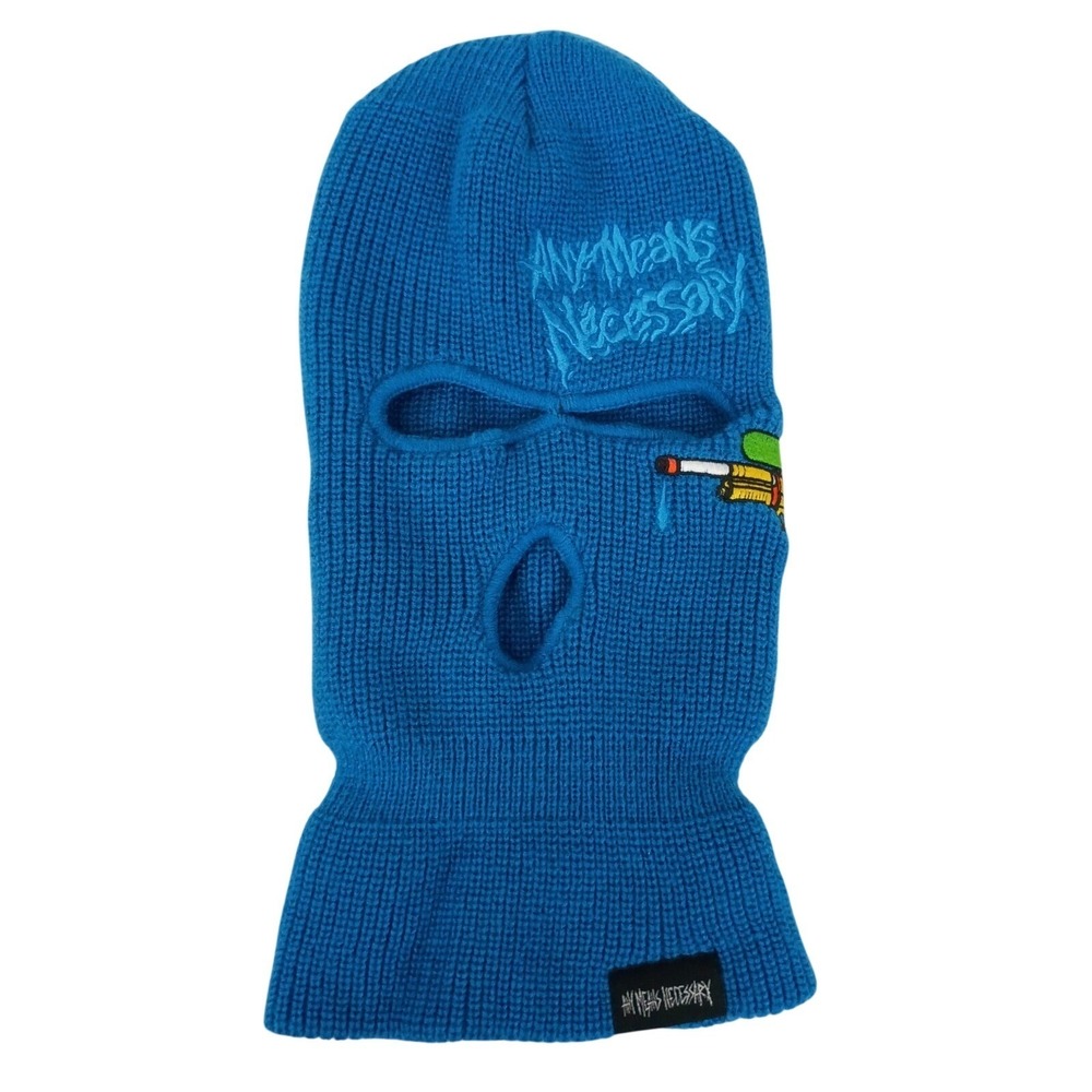 Any Means Necessary Catching Bodies Super Soaker Blue Balaclava Ski Mask